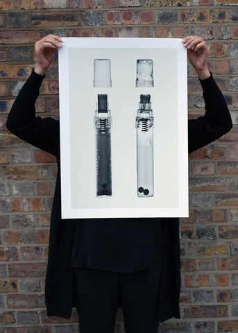 'Ink' print (Bone)