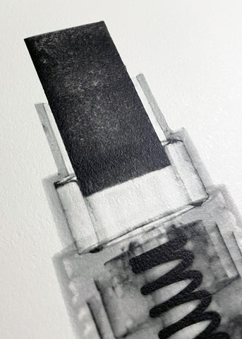 'Ink' print (Bone)